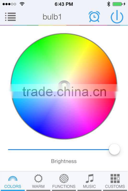 E27 Music Alarm Group Smart LED Light Bulb Lamp RGB APP Remote Multi-Color