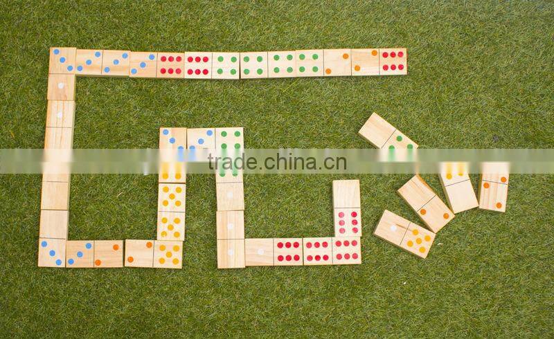 WOOD DOMINOES BRICKS