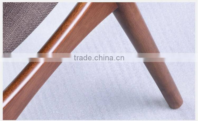 New design arrival solid wood Fabricc Hot sell fashionable dining chair No.Y358