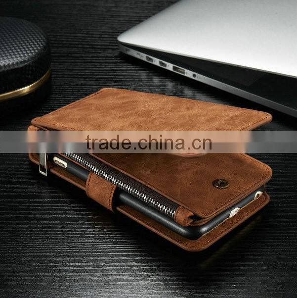 2016 Popular Design Leather Wallet Phone Cover For Iphone 6/6s