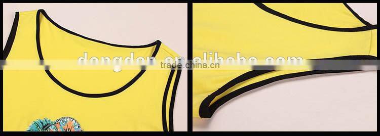 Plain Latest Fashion Sexy Gym Yoga Tank Tops Dancing Vest In Bulk