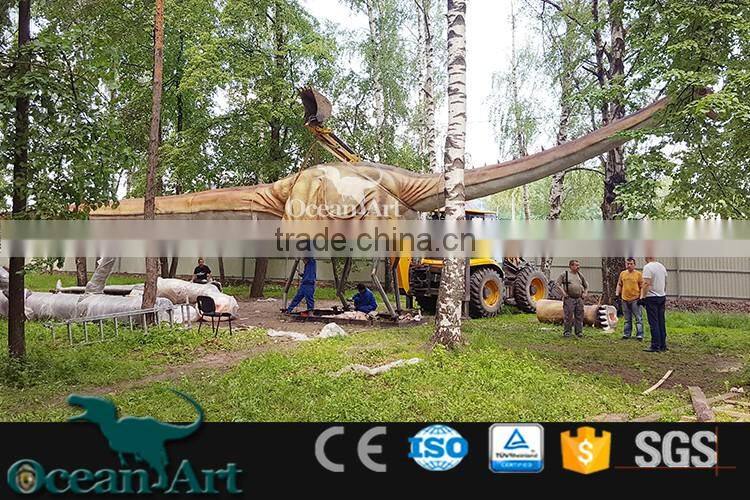 OAV3122 Outdoor Fiberglass Dinosaur Statue For Sale
