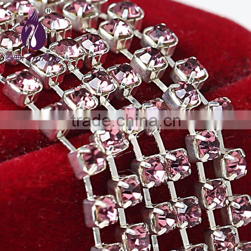 ss22 gold Single row Rhinestone cup chain for Garment Decoration Bags Nail Art