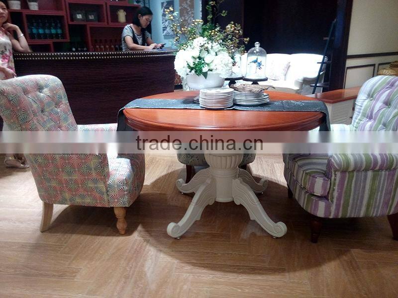 Wood dining table, living room furniture luxury furniture