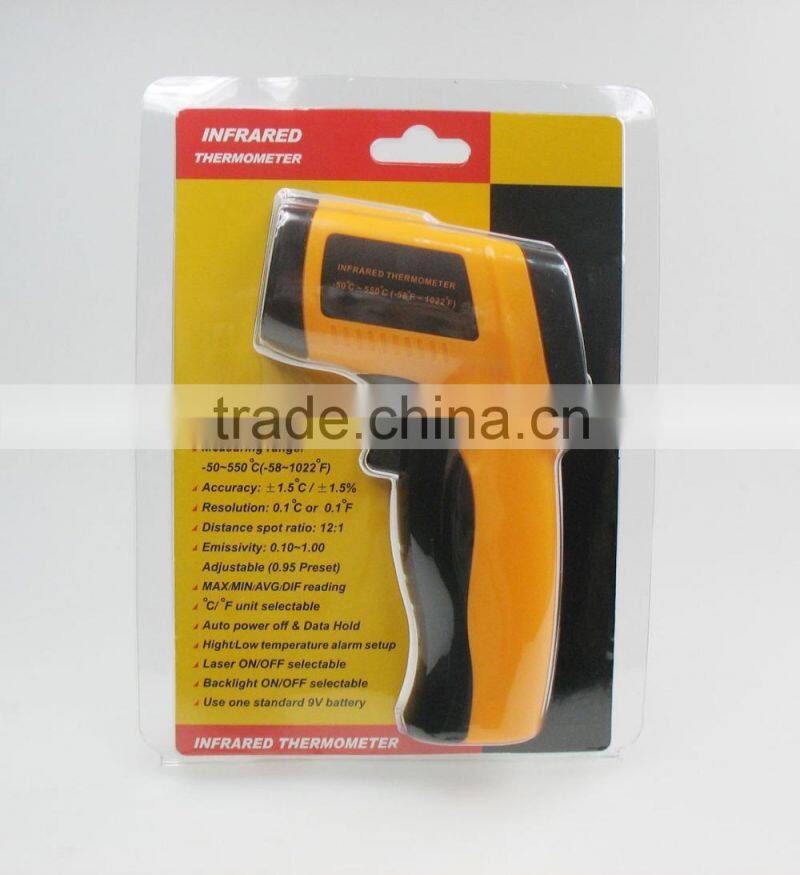 New Laser Infrared Digital Thermometer LCD Digital Infrared Pyrometer Laser Point Temperature
