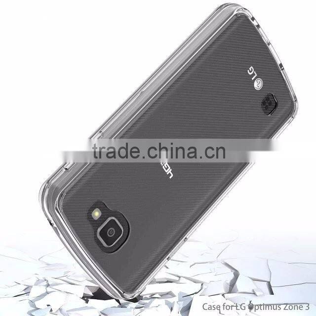 Samco New Fashion Shockproof Scratch Resistant Clear Defender Armor Case For LG K4