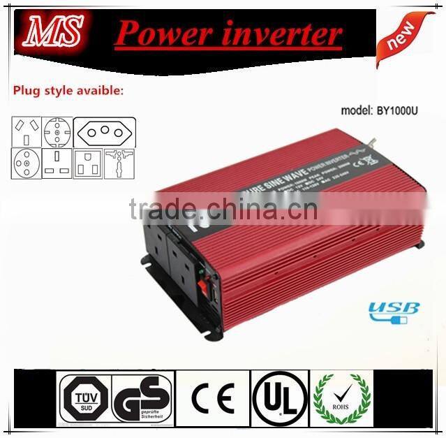 1kw pure wave power inverter&converter with auto 12v/24v on sale