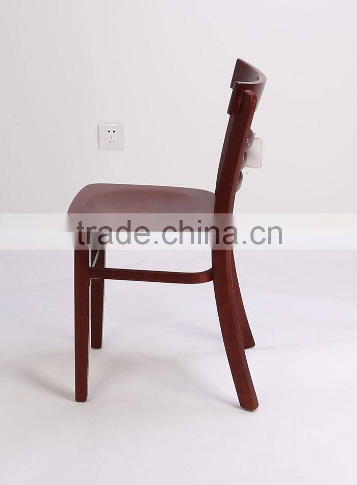 Hot sale leather furniture wood chairs for restaurants ghost chair