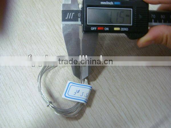 OEM pvc coated stainless steel wire for braiding