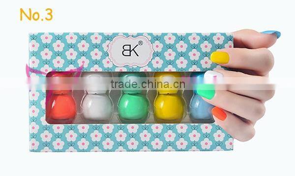 New bk Candy baby water based nail polish set