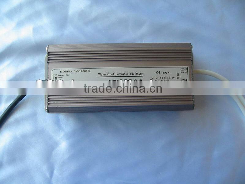 led driver constant voltage 12V 60W IP67 design