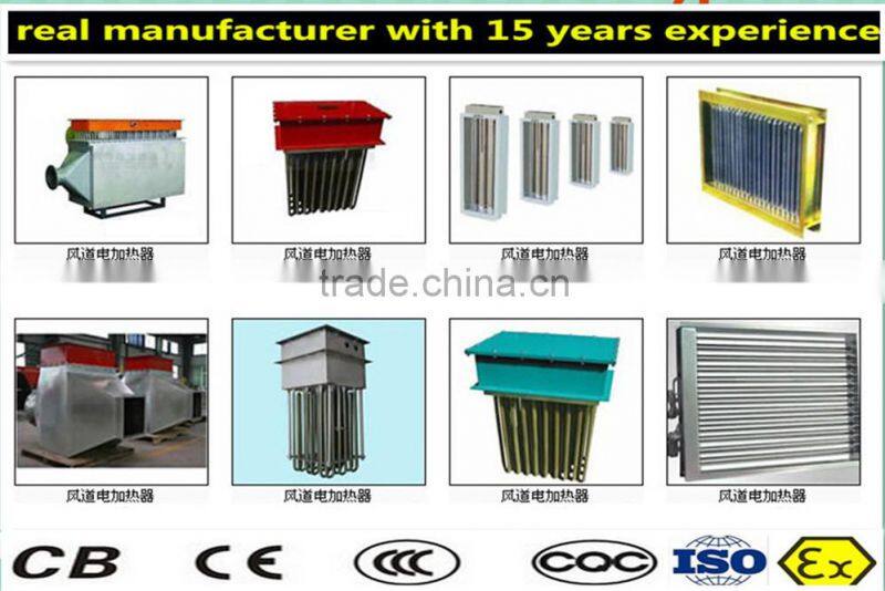 CE certificate natrual Gas duct/ electric industrial Heater