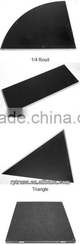 portable aluminum stage with portable risers