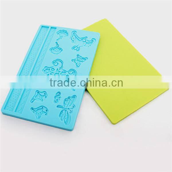 Beautiful flower leaf shaped silicone decorating cake tools