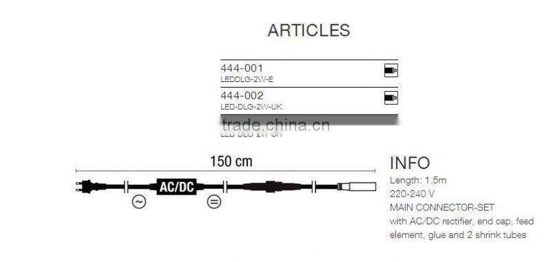 12v led waterproof 100m decoration black light led rope