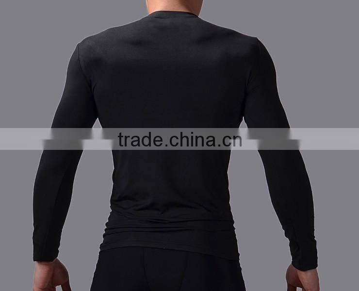 Wholesale Guangzhou Clothing Factory Custom Superhero Shirt High Elastic Gym Compression Quick Dry Sports Tops Male