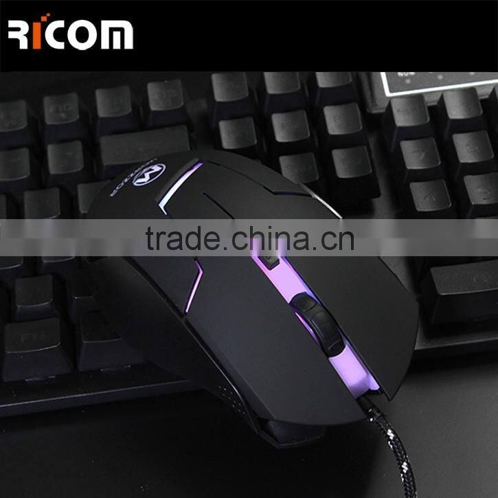 Ricom 6D 7C USB Magnetic braided Cord gaming computer mouse for gaming mouse pad--GM10--Shenzhen Ricom