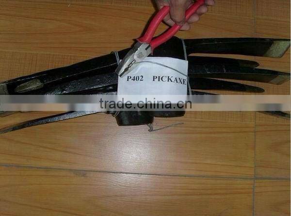 Best Quality Steel Pickaxe P402 with oval eye!!!