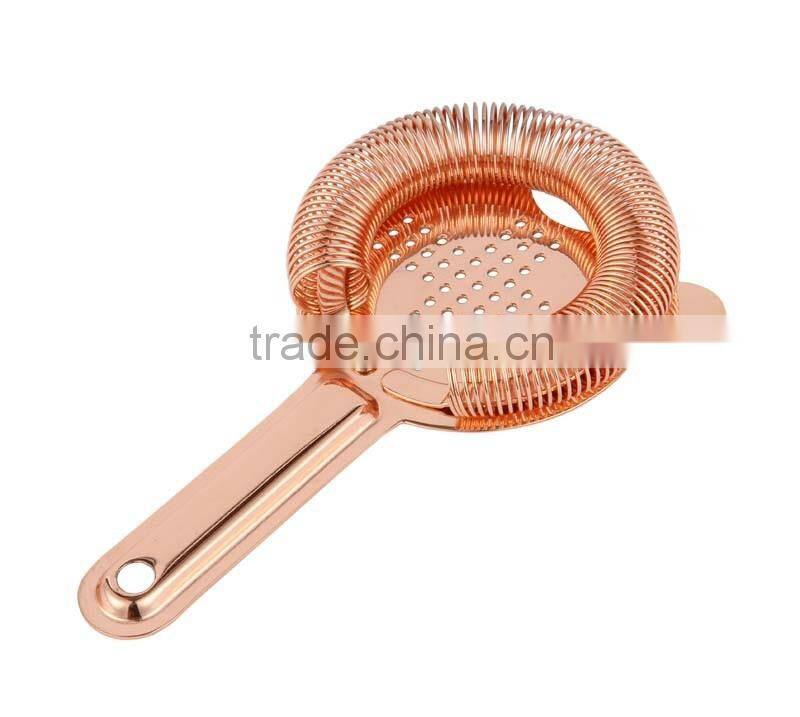 Stainless steel copper plated cocktail bar tools