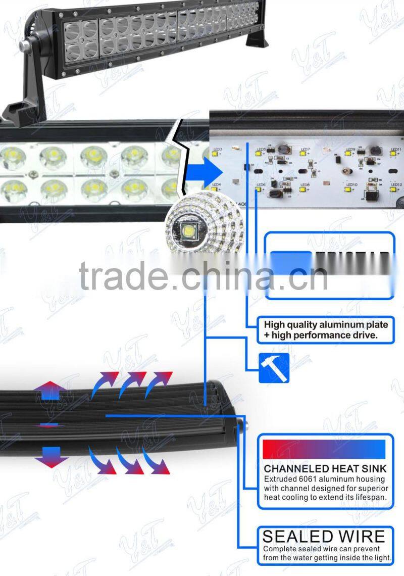 Shenzhen led power supply LED Light Bar Roof Mount passed ce and rohs for auto parts
