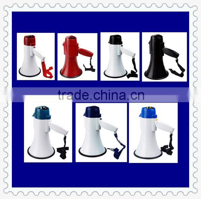 Security outdoor megaphone with record