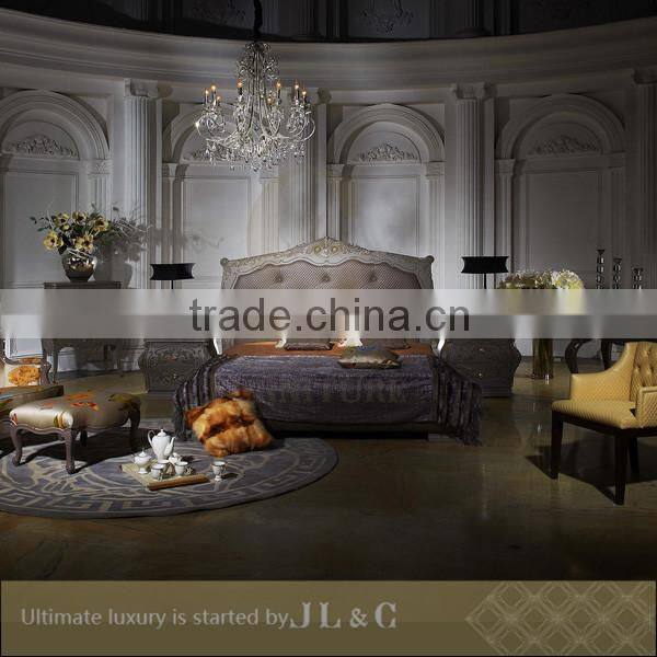 AB02-03 Nightstand with Solid Wood Engraving from JL&C Luxury Classic Home Furniture (China Supplier)