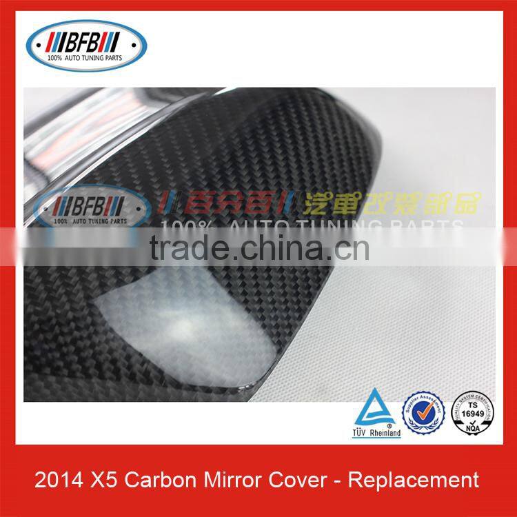 Carbon Fiber Replacement Mirror Cover For BMW X5 F15 X6 F16