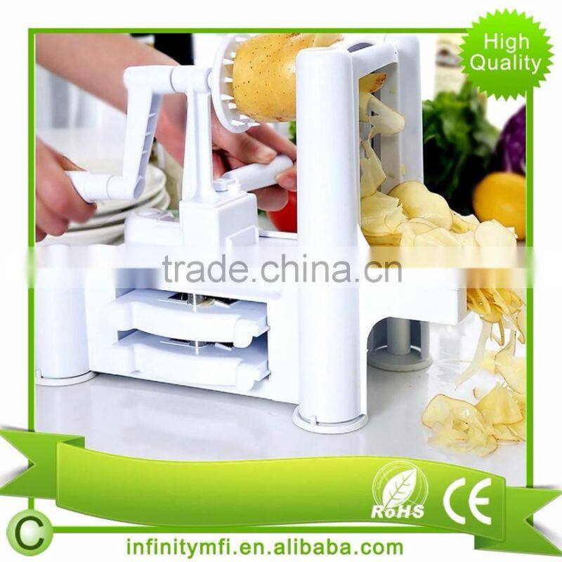 3 Tri-Blade Vegetable Slicer, Strongest-and-Heaviest Duty,Best Veggie Pasta & Spaghetti Maker for Low Carb/Paleo Vegetable Meals