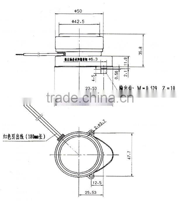 AC Electric Hysteresis Motors, AC MINI Reversible Motors, Synchronous Moteur TH-204-SG For Humidity Controller