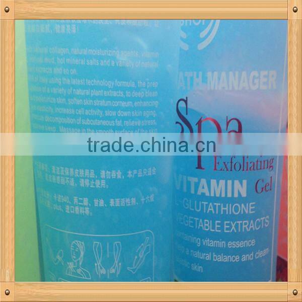 Rose whitening Body Scrub Wholesale/exfoliating gel