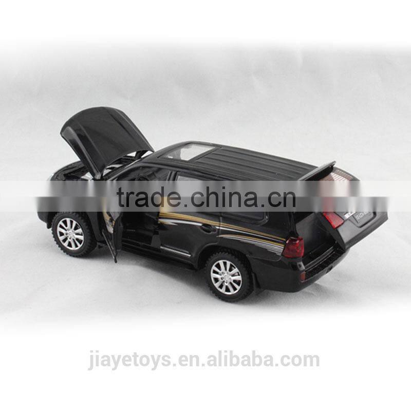Licensed metal boby type car plastic chassis car model