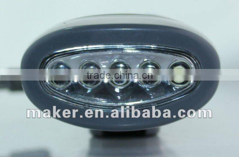 5 LED Dynamo Flashlight with AM/FM Radio Emergency Siren