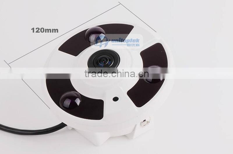 4Pcs 2.0MP Fisheye lens 360 Degrees View 2MP IR Indoor Dome Camera 4CH Surveillance Security CCTV System