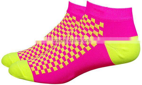 soft cool orange cycling socks