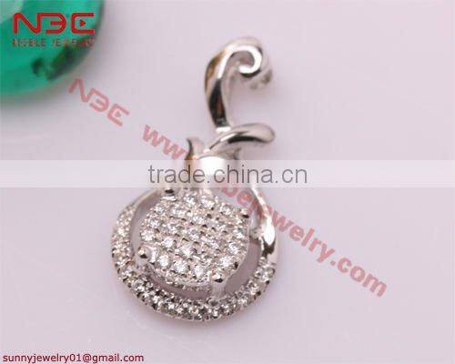 925 sterling silver designer jewelry flower pendant