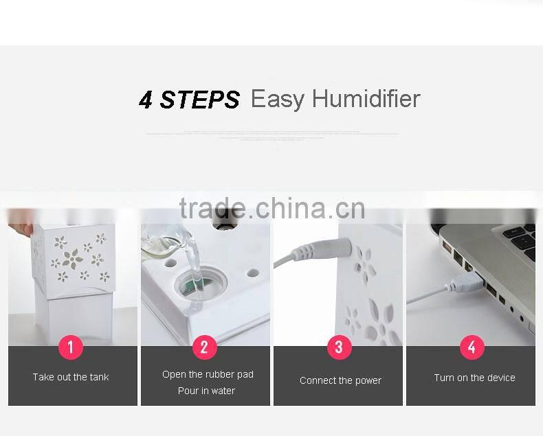 4 in 1 Aroma Humidifier USB lamp and Fan