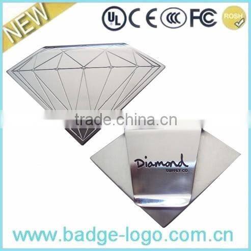Etching Logo Top Quality Stainless Steel Money Clip