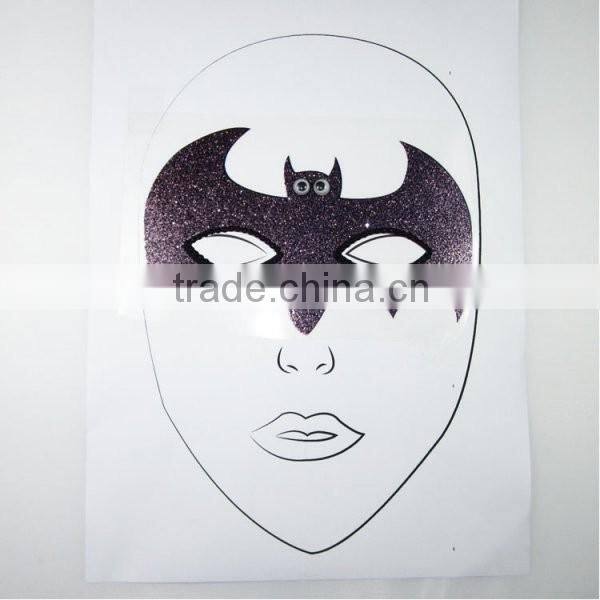 Custom Halloween bleeding glitter temporary face tattoos eye tattoos decorative face sticker factory
