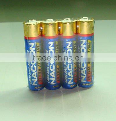 AA 1.5V LR03/AAA 140mins alkaline dry Battery pack supplier..36 DES