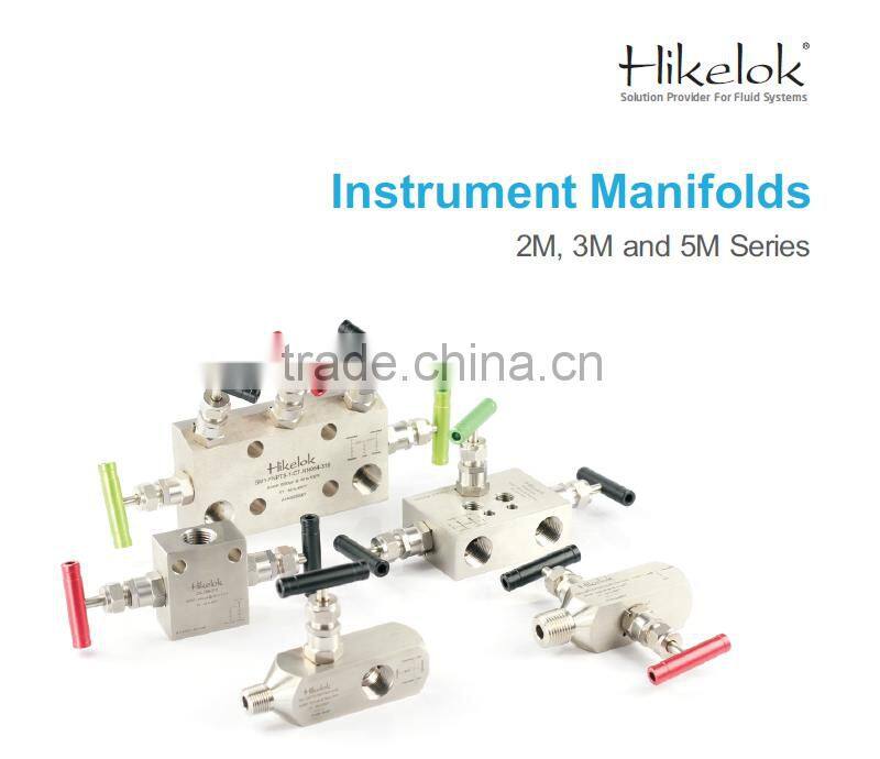 stainless steel instrument manifolds water/gas/oil 2-valve manifolds direct mount manifold