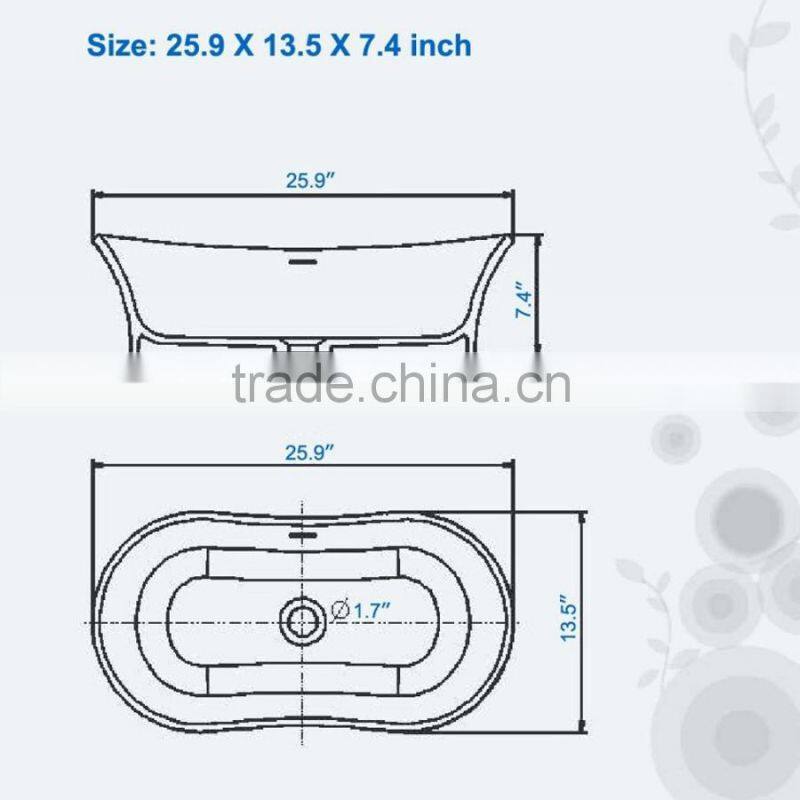 Wholesale Products Acrylic Kitchen Basin