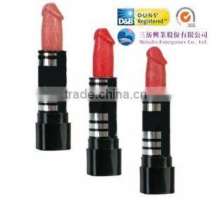 Red Custom Lipstick Penis Shaped Lipstick