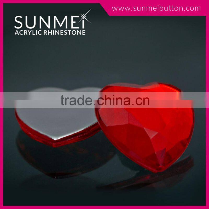 High Brightness Shiny Loose Flat back Acrylic Crystal Stones for Saree