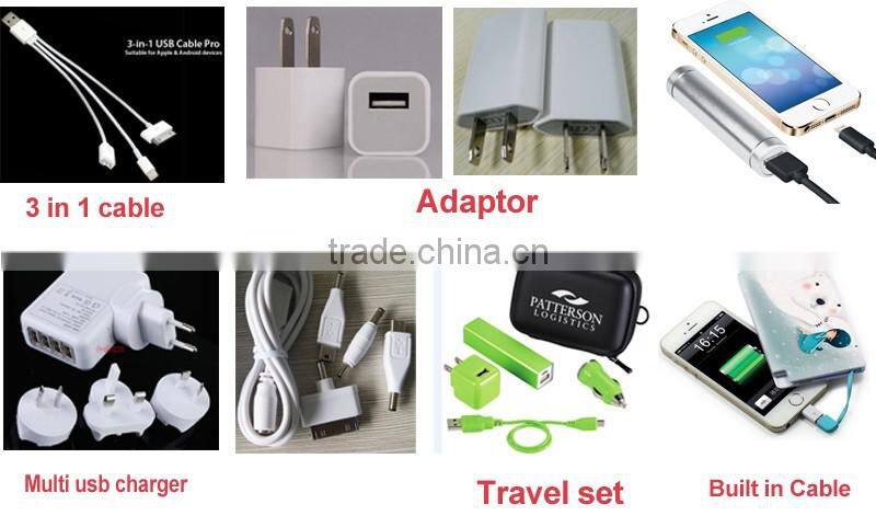 2016 CE ROHS FCC Approved Ultra Thin Power Bank 2600 mah For Promotional Gifts