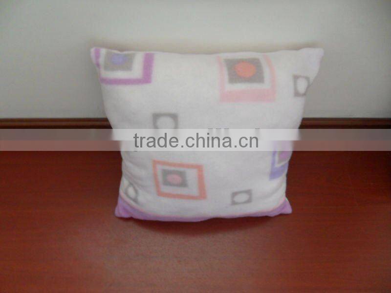 Double-sided velvet multi-purpose hold pillow