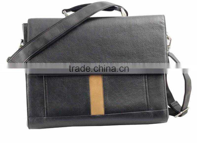 Top grade fashion men's briefcase,Genuine leather briefcase,Business briefcase,High quality briefcase with handles and one band