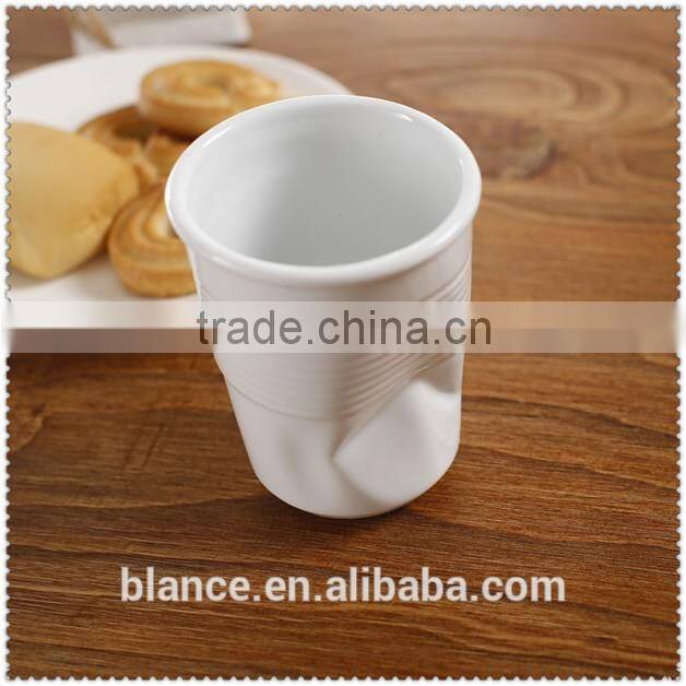 cheap ceramic Crumple Cup