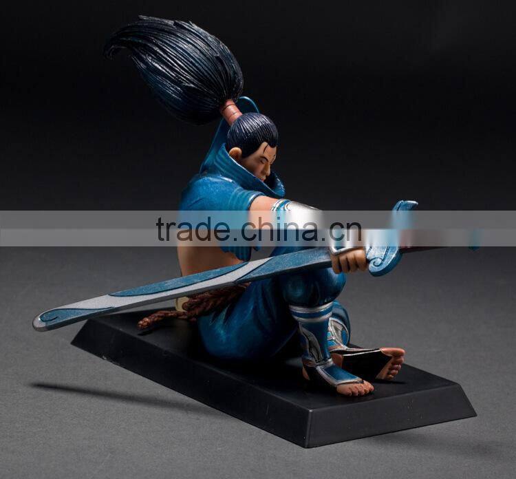 league of legends Pulsef Prodigal Explorer Future Warrior army Ezreal figure Customize game lol plastic pvc collection oem odm