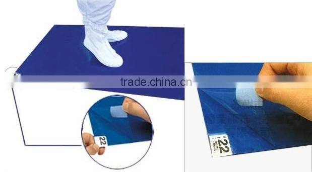 China blue pe sticky mats for cleanroom