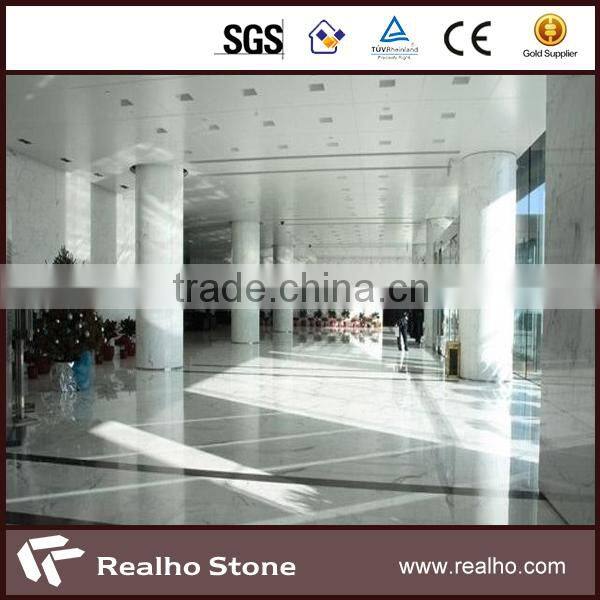 well polished cut to size moca cream marble column